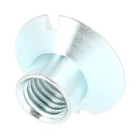 Écrou Conique TF 110° Acier Zingué Blanc
