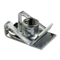 Tuercas métalicas para aclipar para tornillos métricos