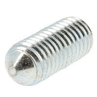 SCHH Punta Cónica Acero 14.9 Galvanizado Blanco Din 914