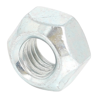 Tuerca Frenada Todo Metal Acero Galvanizado Blanco Din 980