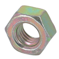 Tuerca Hu Acero Galvanizado Bicromatado Clase 8 Din 934