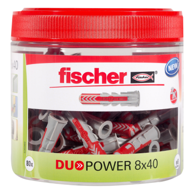 Cheville tous Matériaux FISCHER DuoPower Box de 80