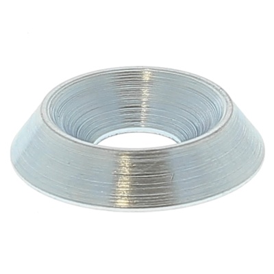 Arandela Hueco Hexagonal Maciza Acero Galvanizado Blanco NFE 27619