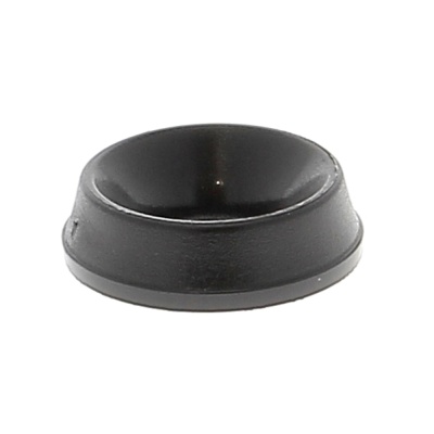 Arandela Hueco Hexagonal Maciza Polyamida Negra NFE 27619