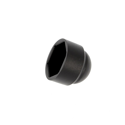 Tapón/protección de tuercas de poliétileno negro