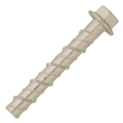 Vis Béton TH Option 7 Acier Zingué Blanc